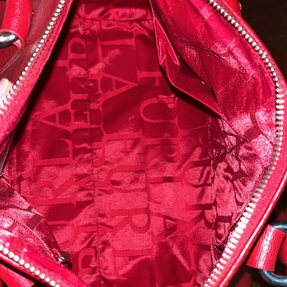 Authentic New Furla Elena Medium Leather Satchel Bag and Wallet in Ruby Red EUC - Picture 15 of 16